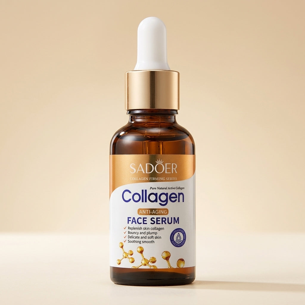 SADOER Collagen Face Serum bottle product shot