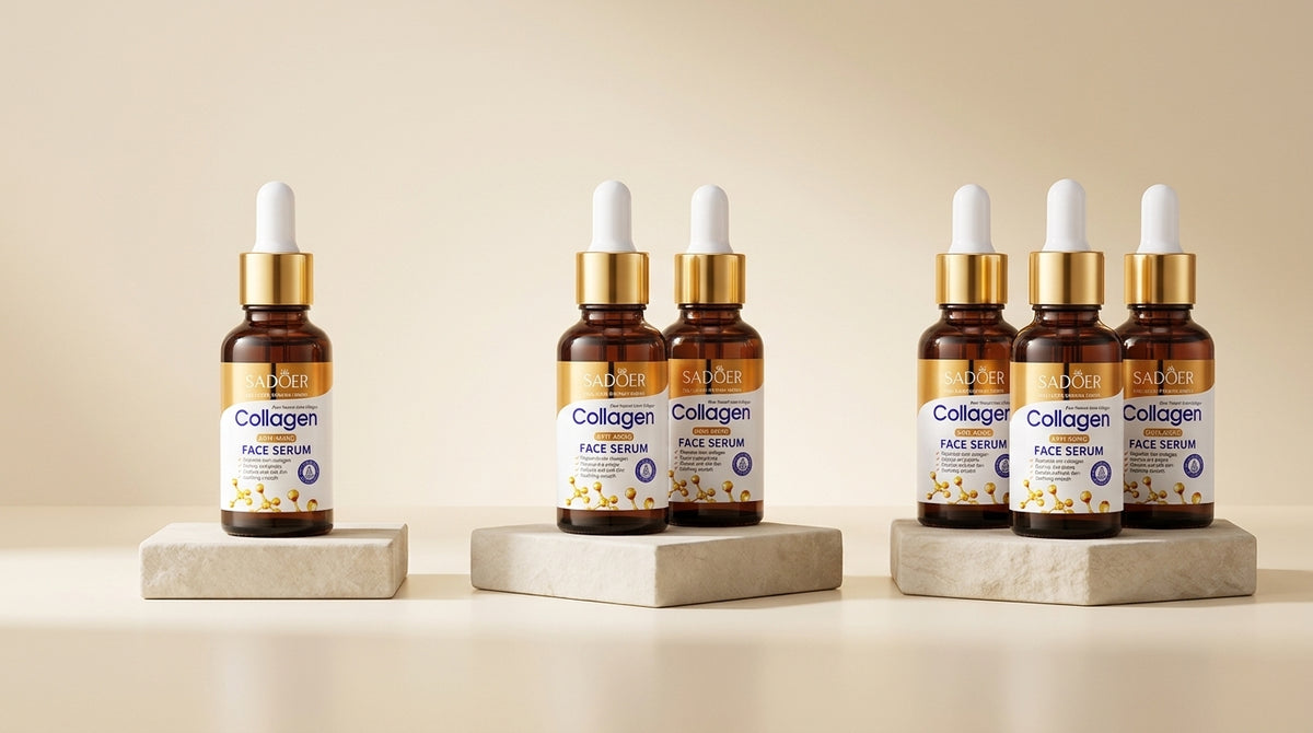 SADOER Collagen Face Serum bundle 1, 2 and 3 pack